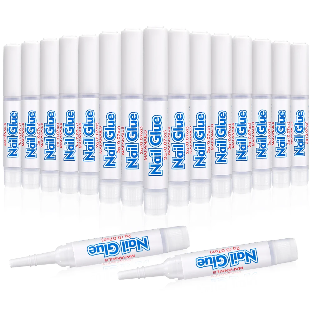 10 шт. клей для дизайна ногтей 2 г быстросохнущий Акриловые искусственные Типсы
