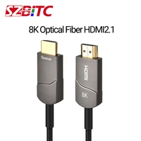 szbitc 8k fiber optic hdmi cable hdmi 2 1 cable 5m 7 5m 10m 20m ultra high speed hdr earc 3d for hd tv box projector ps4 monitor
