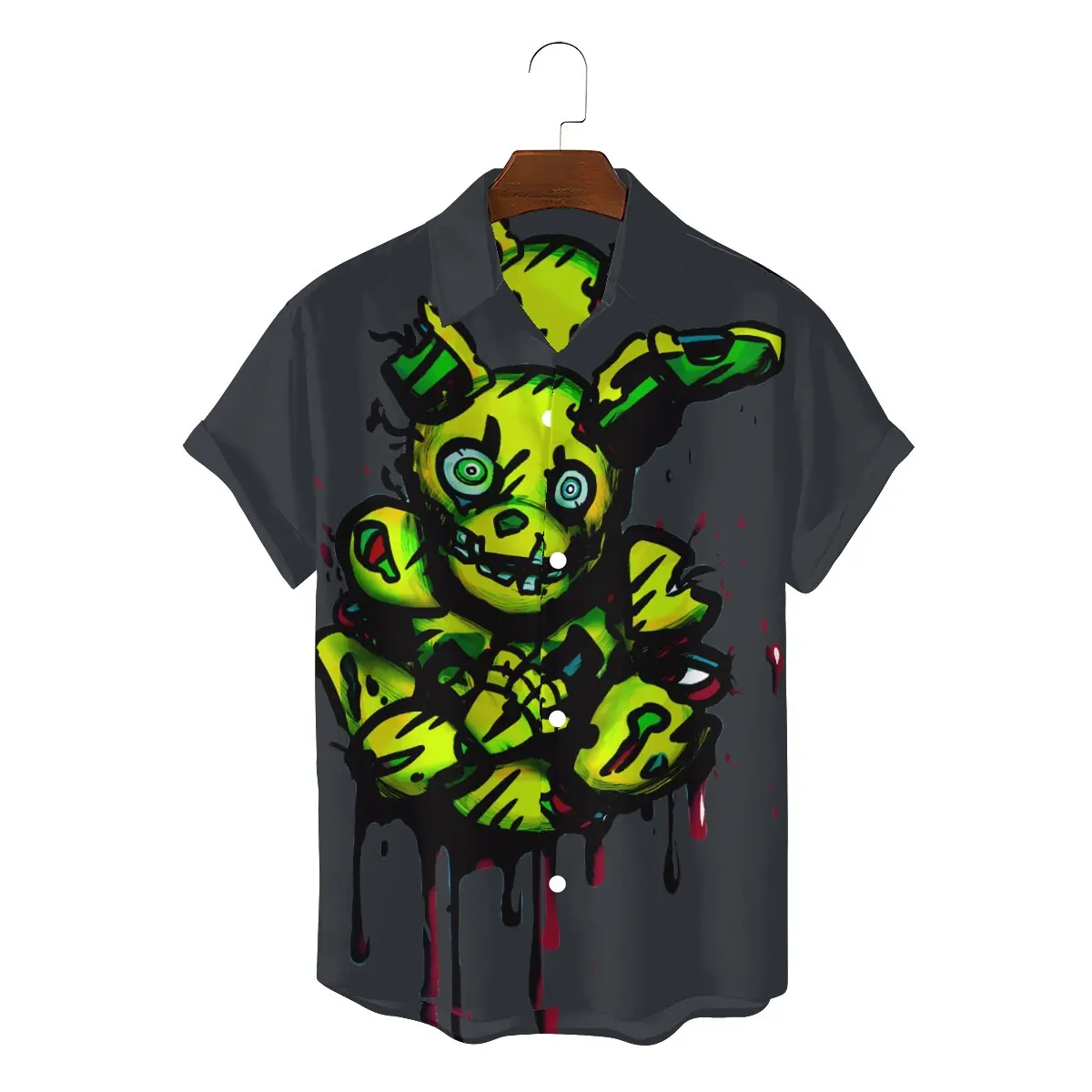 

Оригинальная Классическая 3d-рубашка для мужчин и женщин, с принтом в виде фнафа