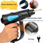 Пластиковый сварочный аппарат, 70 Вт, 220 В, горячий степлер, инструмент для ремонта бампера автомобиля, 4-волновые скобы, сварочный аппарат, сварочный аппарат, пистолет для ремонта