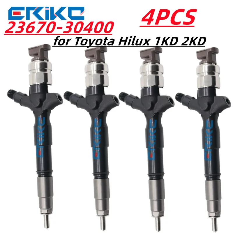 4 шт. 23670-30400 дизельные топливные форсунки с общей топливной магистралью 2367030400