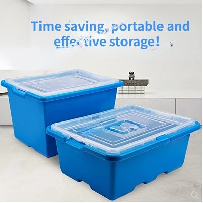Hot selling children's building block storage box Parts classification Grid box Small particle dust-proof toy storage box