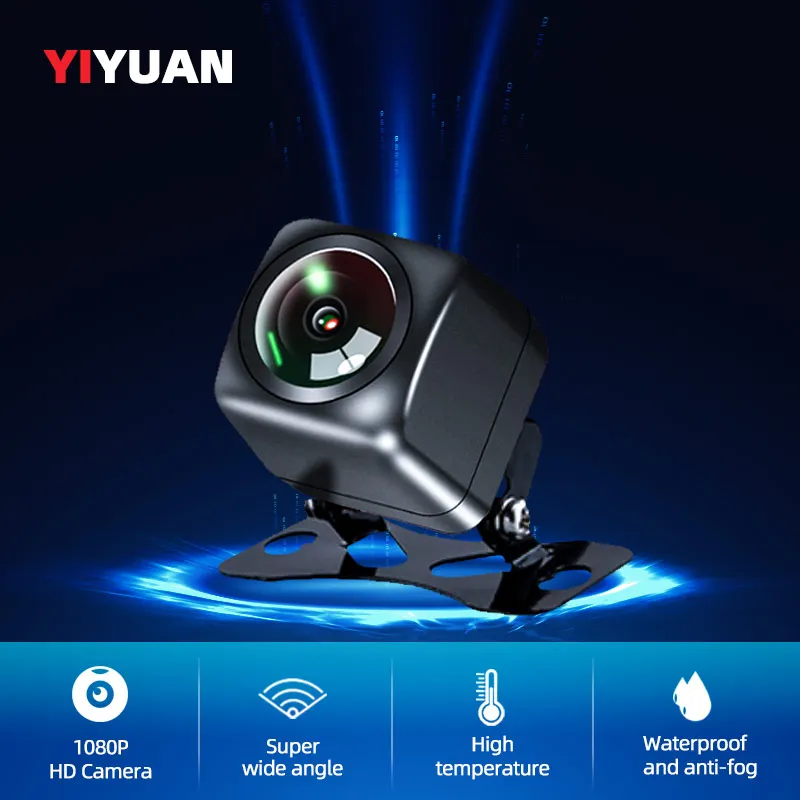 

Ruancheng Car Rear View Camera 1080P AHD Universal Large Wide Angle Camera Night Vision Waterproof Ultra Clear Display