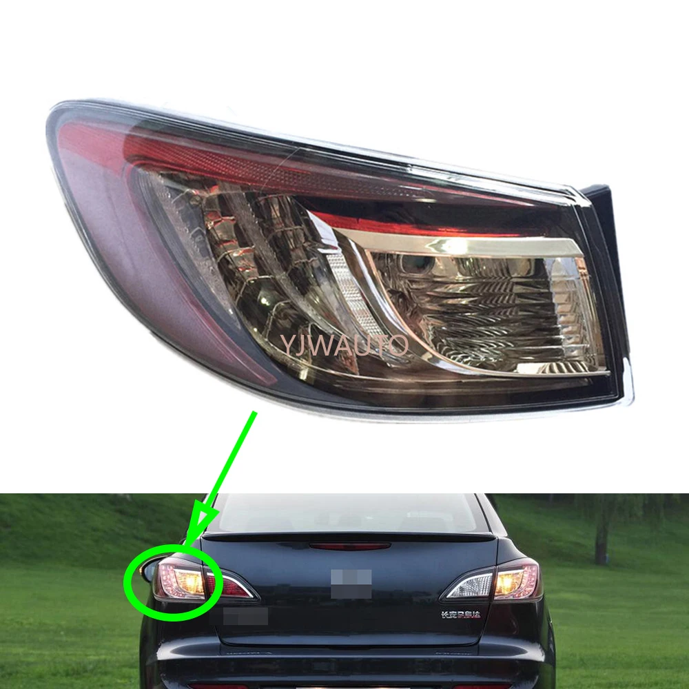 

Задний фонарь для Mazda 3 2011 л 2012 л светодиодный задний фонарь для автомобиля сигнал поворота Стоп-сигнал предупреждающий фонарь для бампера ...