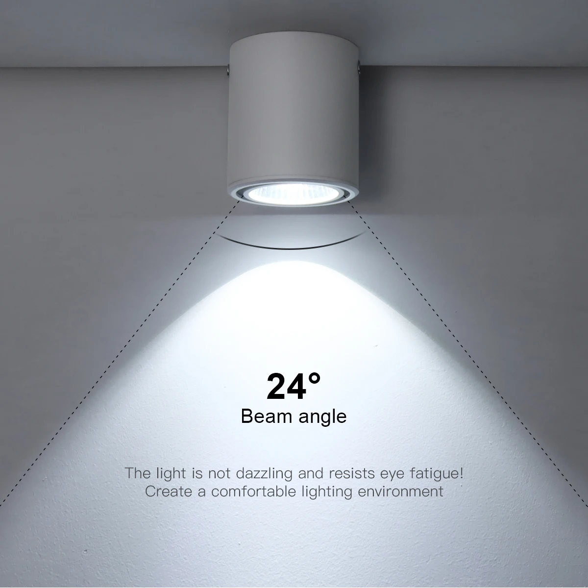 Светодиодный потолочный светильник 85-265 в 7 Вт 12