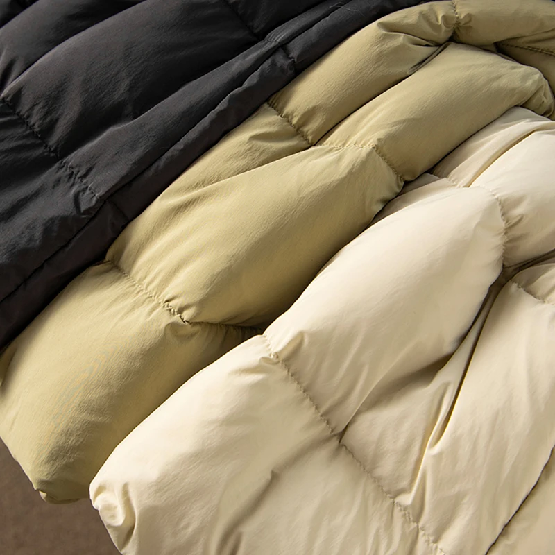 2022 New Long  Women Jacket  90%  White Goose Down  Casual  Zipper  Wide-waisted  Casacas Para Mujer Invierno Coat Women