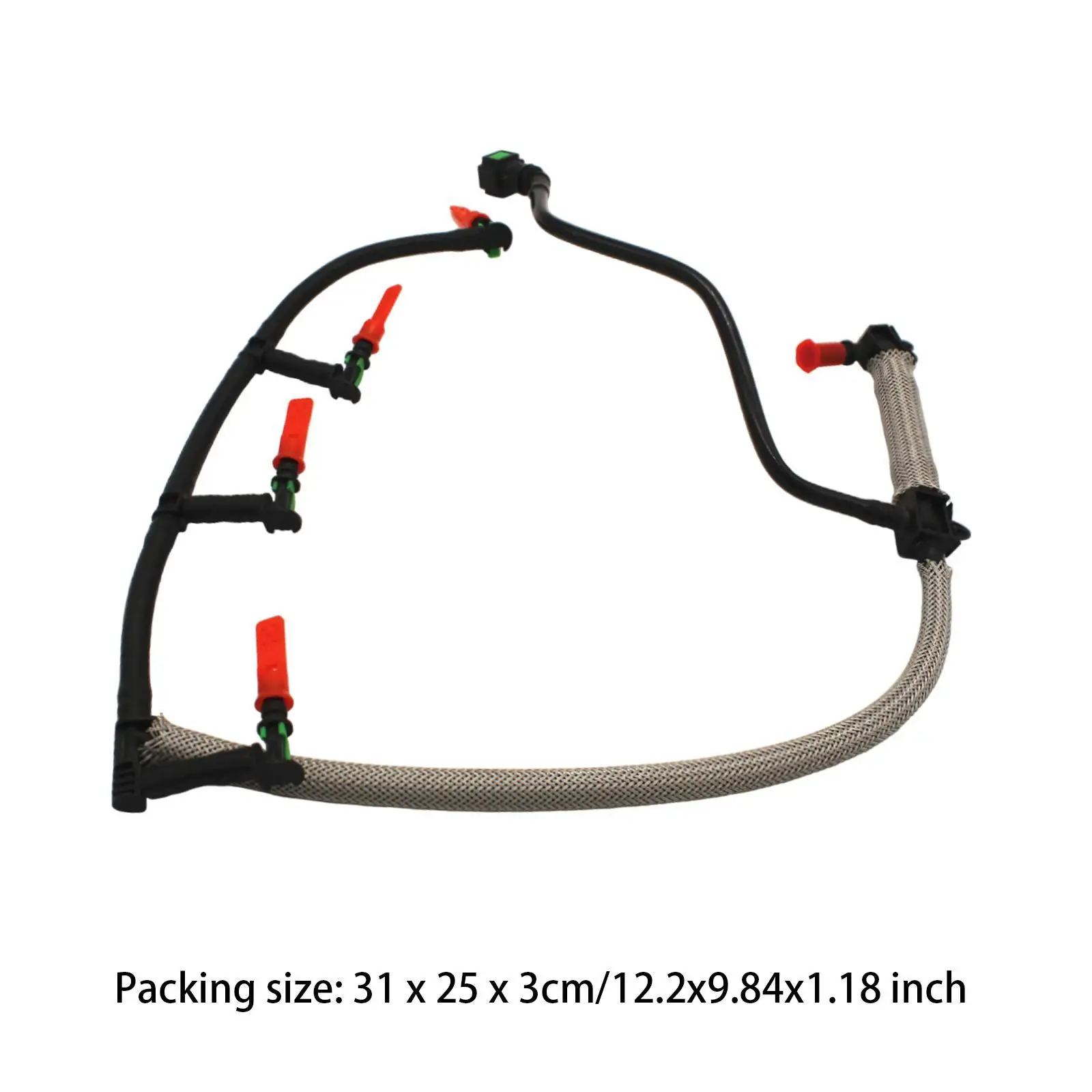 Fuel Return Leak Off Pipe with Clips 1731740 Garage Repair Spare BK3Q9K022AE for