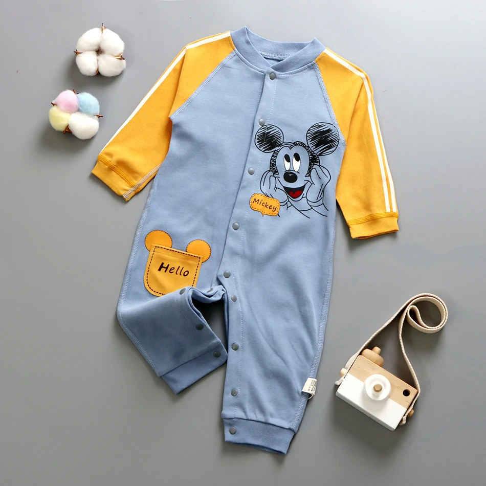 

For 0-24M Baby Boys Costume Cute Mickey Minnie Cute Romper Clothes Infant Children Summer Clothing