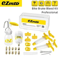 ezmtb mountain road bicycle hydraulic disc brake oil bleed kit tools for shimanomaguraavidsram mtb bike brake repair tool set