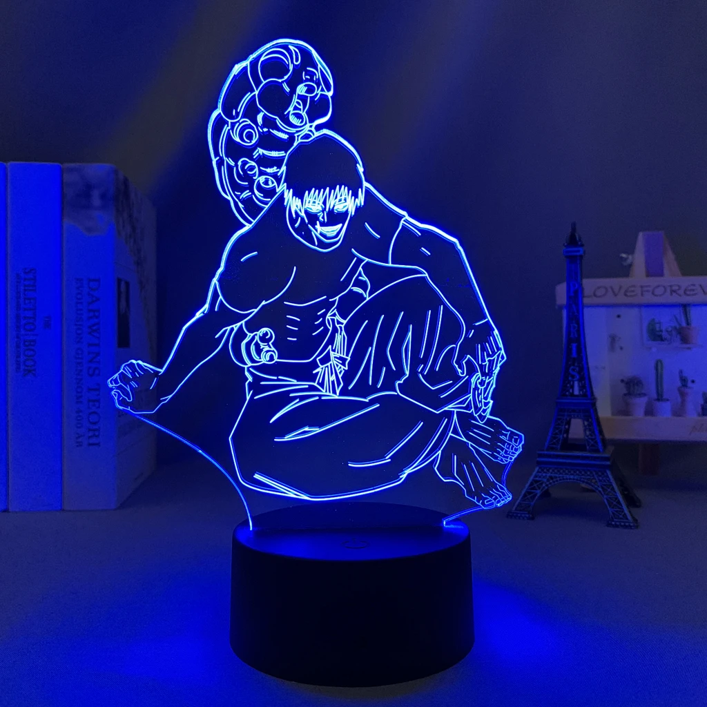 

Manga Led Light Jujutsu Kaisen Toji Fushiguro for Bedroom Decor Night Light Jujutsu Kaisen Gift Acrylic Anime 3d Lamp Room Decor
