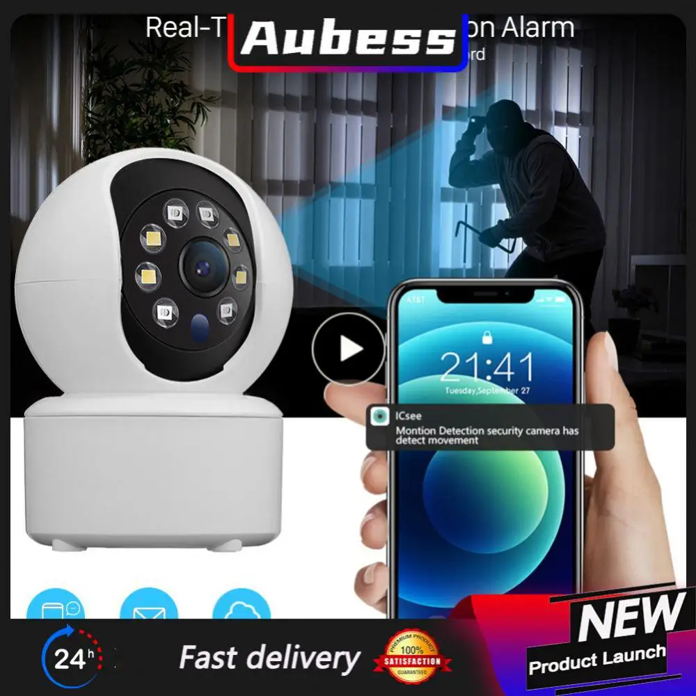 

Cctv Camera Mini Auto Tracking Surveillance Camera Wifi Camera Smart Home Wireless Ip Camera Motion Detection 1080p Indoor