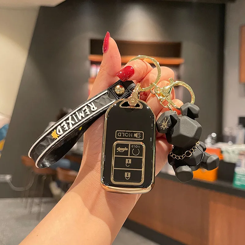 

ТПУ автомобильный чехол для ключа с дистанционным управлением для Honda CRV