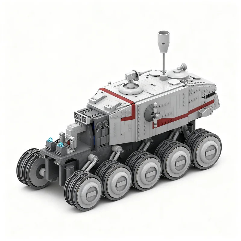 Фото 2332 детали MOC, модифицированный танк HAVw A6 Juggernaut, модель для сборки, конструктор, рождественский подарок, игрушка для демонстрации, DIY 3D №3