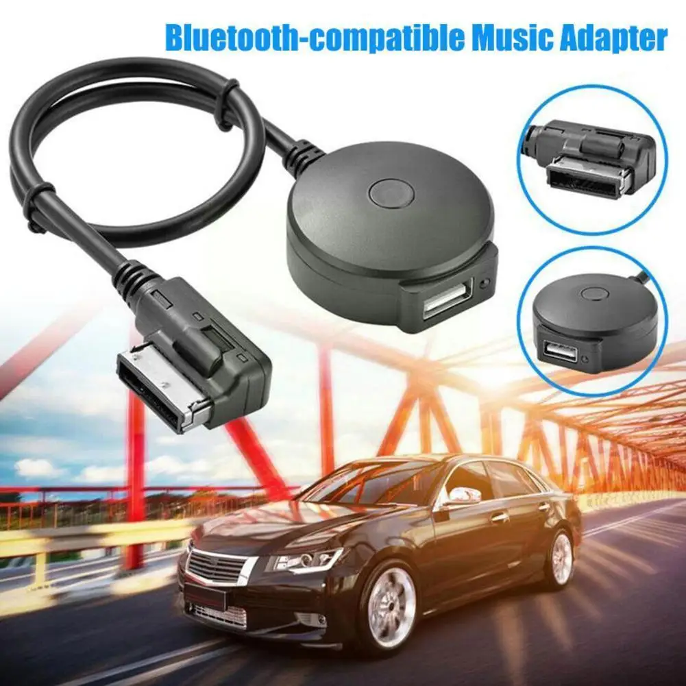 NEW Bluetooth Auxiliary Receiver Cable Adapter For Audi A4 A5 A6 Q5 Q7 Before 2010 Audio Media Input AMI AUX Interface B1Z0 L2R0