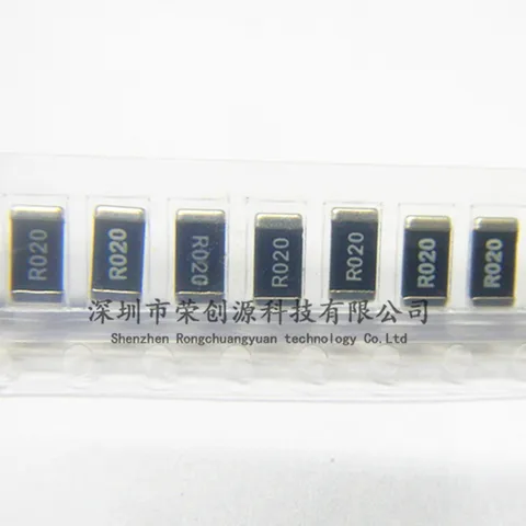 20 шт./лот резисторы высокой мощности с датчиком тока 1 Вт 2010 1% R030 R033 R040 R050 R060 R068 R080 R100