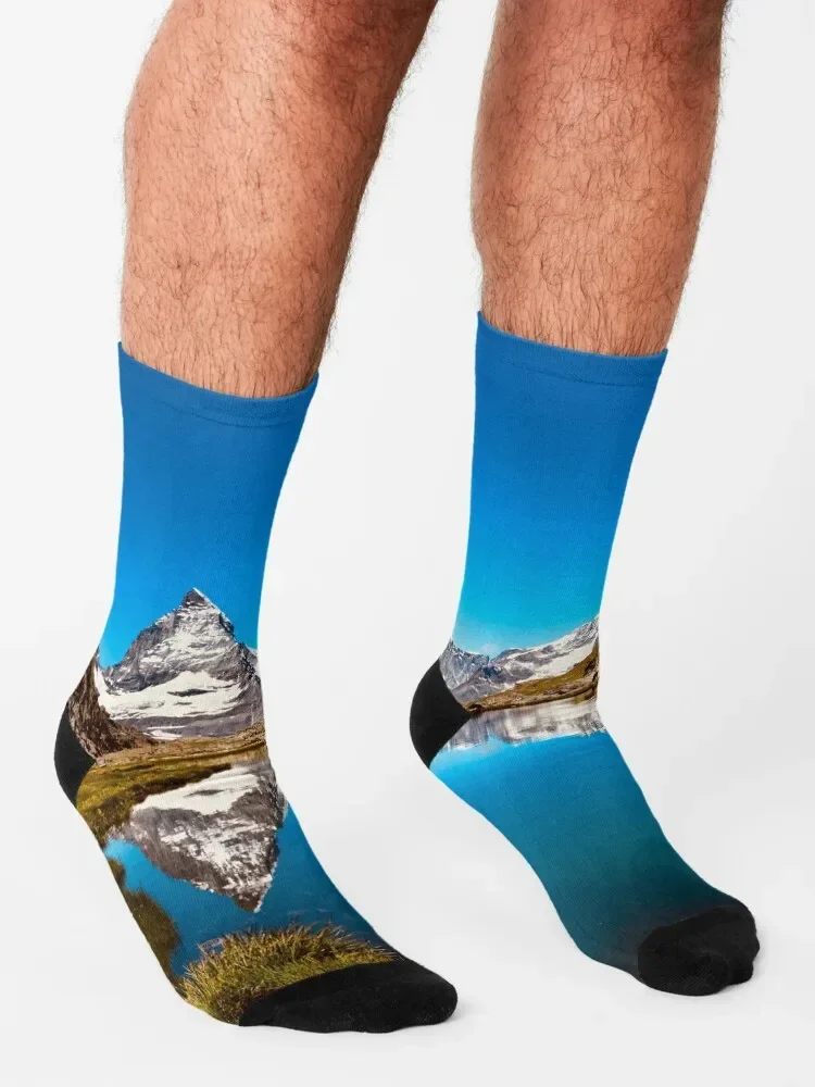 Маттерхорн зеркальные швейцарские Альпы/швейцарские художественные носки для
