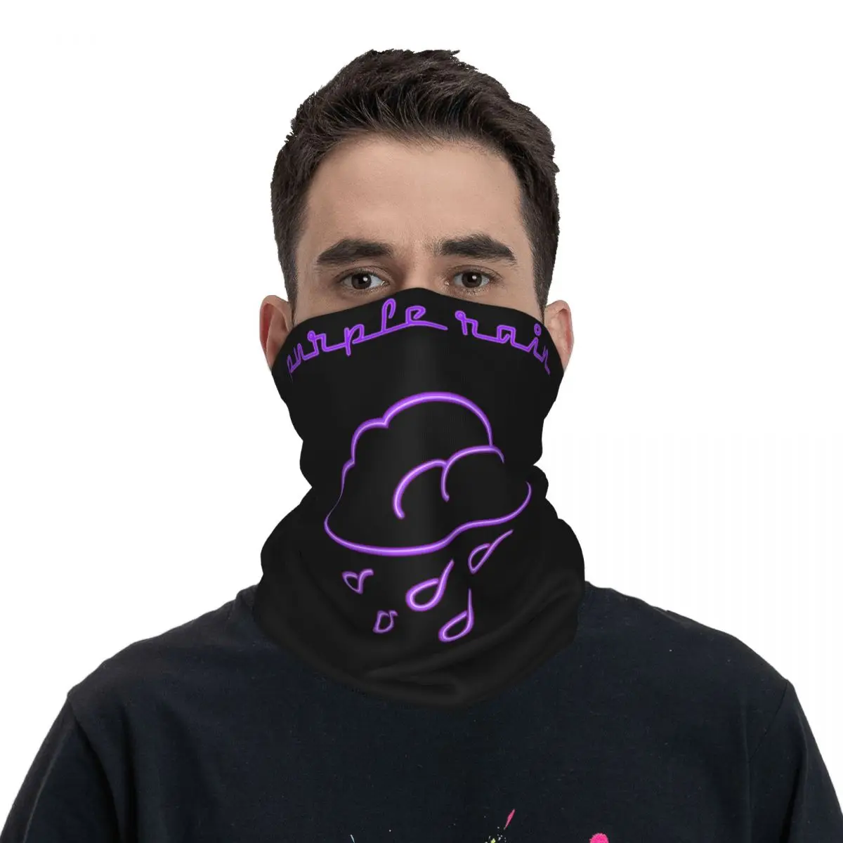 

Бандана PrincePurple Rain, накидка на шею, маска, шарф, многофункциональный головной убор, походный унисекс, для взрослых, дышащий