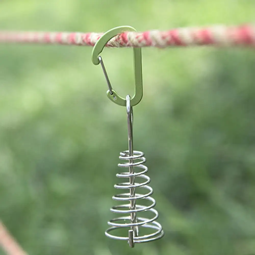 

Походный веревочный крючок для палатки с карабином