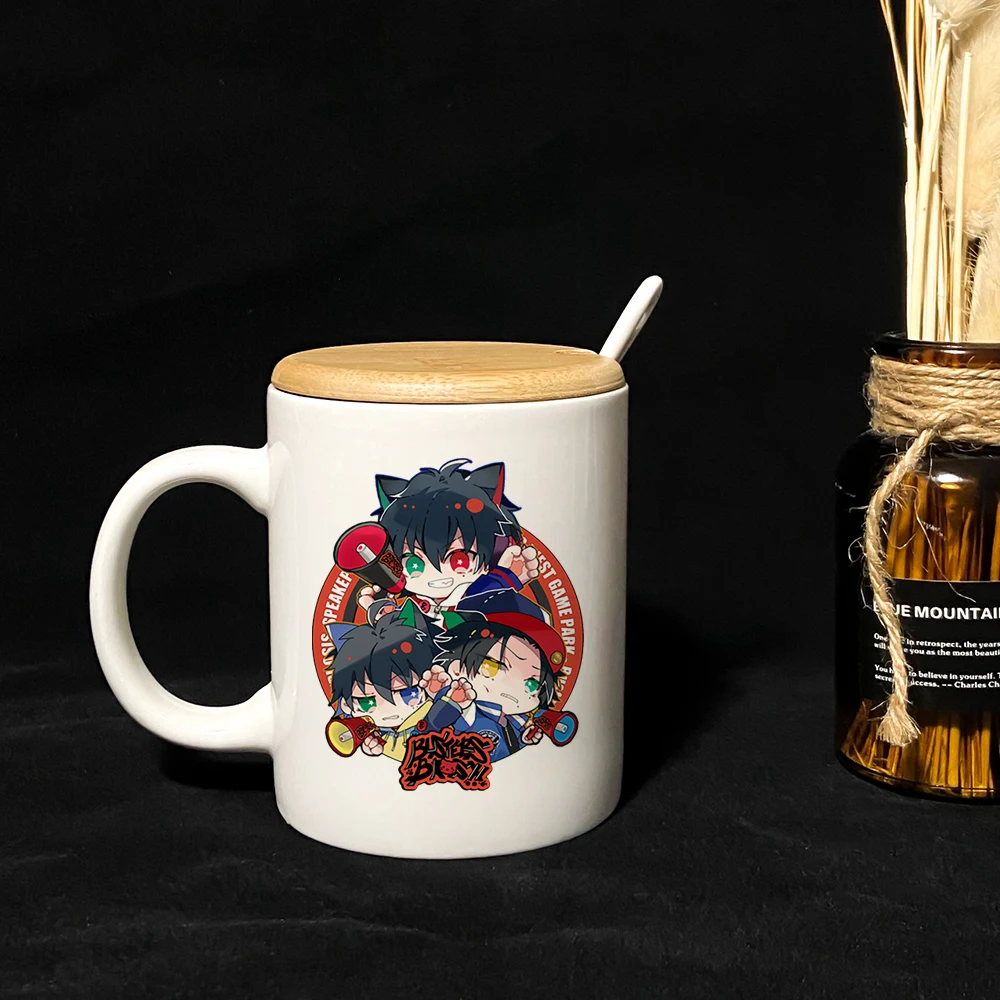 Деление рэп битва DRB Yamada Ichiro Косплей Аниме керамическая глина кофе золотой штамп