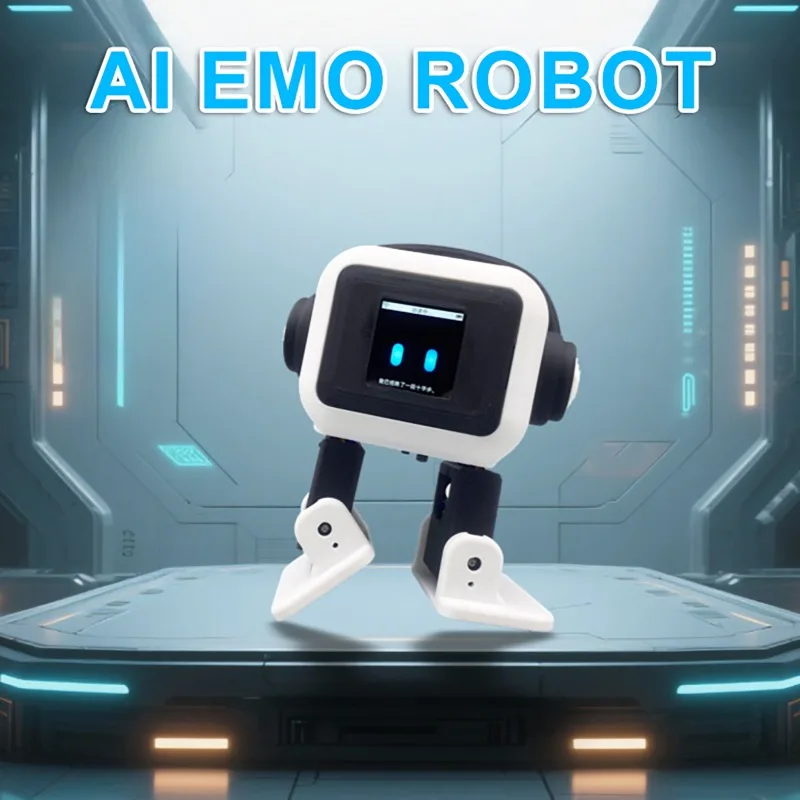 Фото Интеллектуальный робот AI Communication Intelligent Robot ESP32-S3: Умный интерактивный робот для общения и танцев, настольный эмоциональный робот для детей, подарок №2