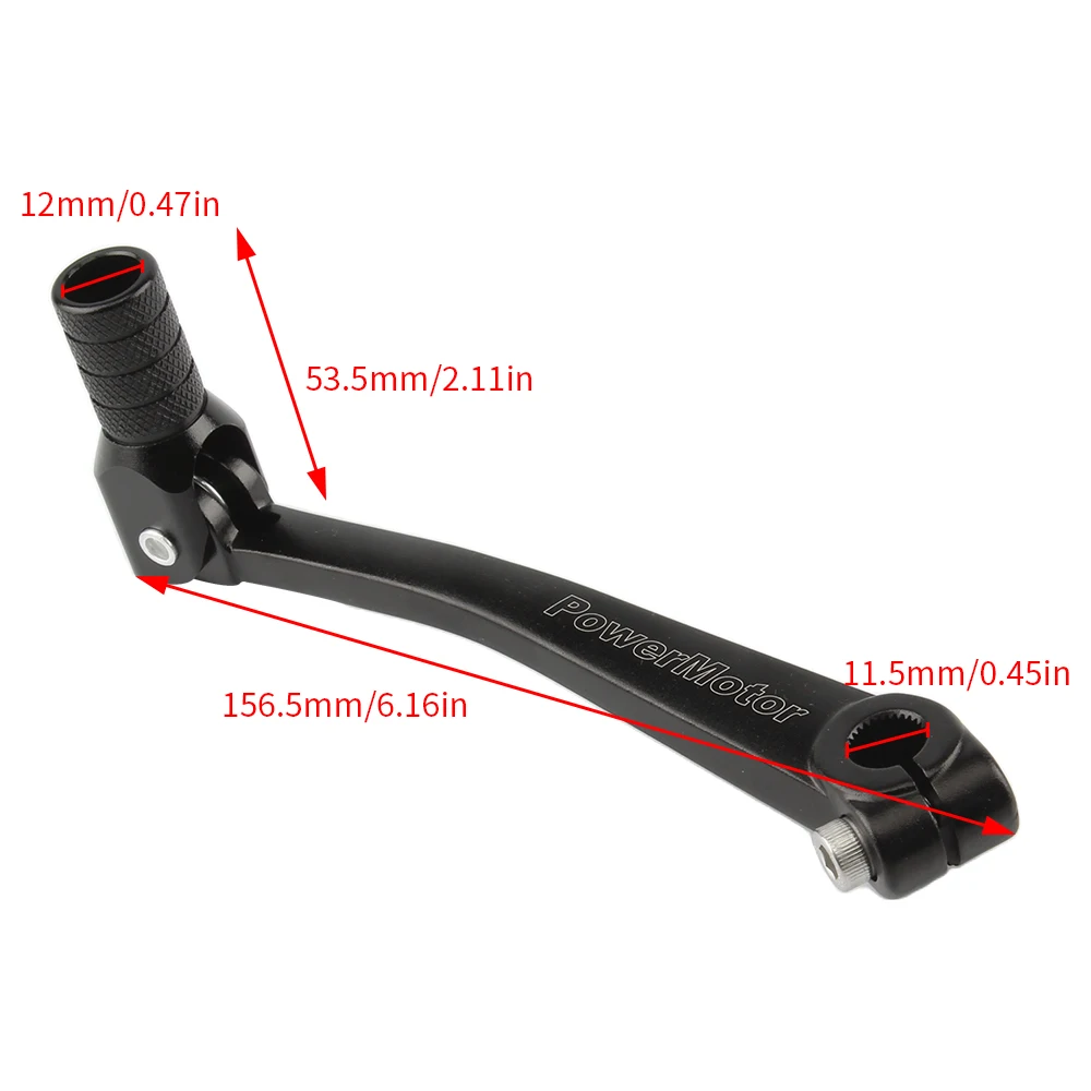 Складной рычаг переключения передач для мотоцикла Алюминиевый Рычаг CNC Kawasaki Suzuki