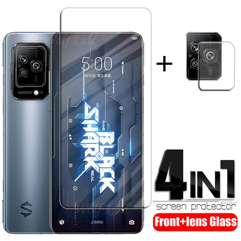 

For Xiaomi Black Shark 5 For Black Shark 5 Tempered Glass 9H HD Film Transparent Screen Protector For Black Shark 5 Lens Glass