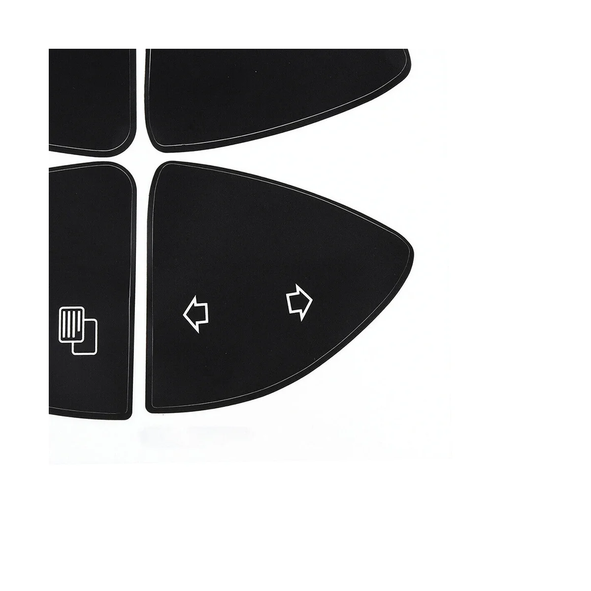 Автомобильные наклейки кнопка для ремонта рулевого колеса Набор наклеек Mercedes Benz