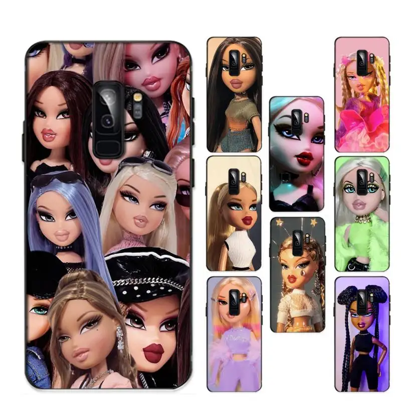 

TOPLBPCS Lovely Doll Bratz Phone Case for Samsung S20 lite S21 S10 S9 plus for Redmi Note8 9pro for Huawei Y6 cover