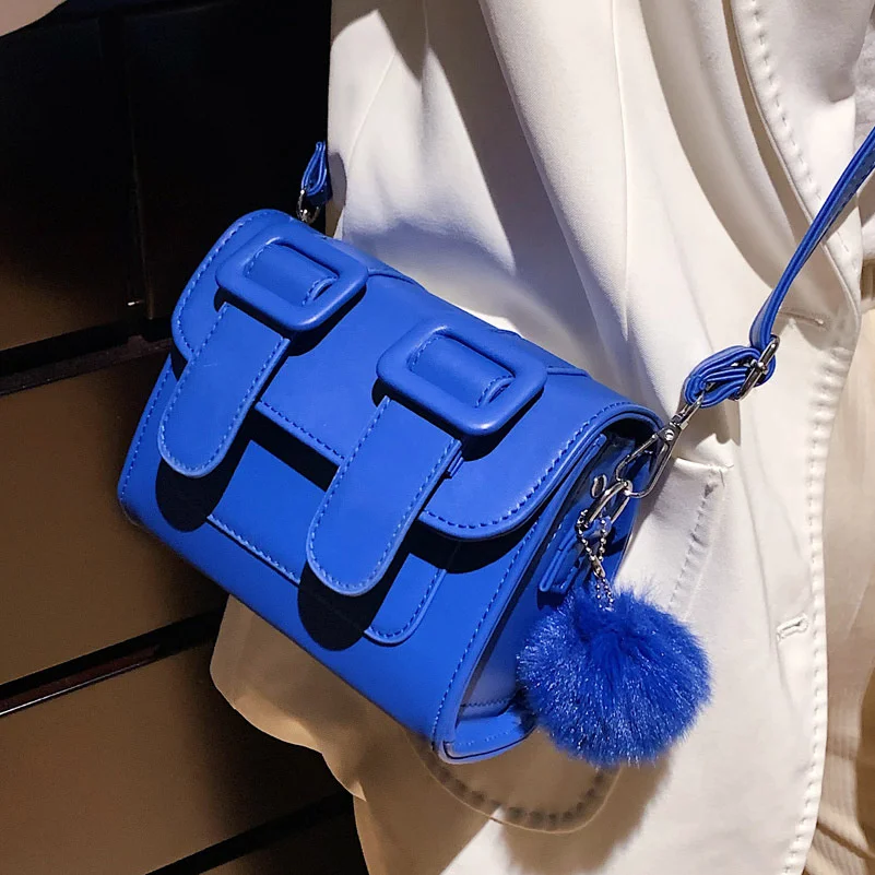 

This year's popular small bag women's 2021 new fashion ins high sense foreign style Messenger Bag Fashion texture small square