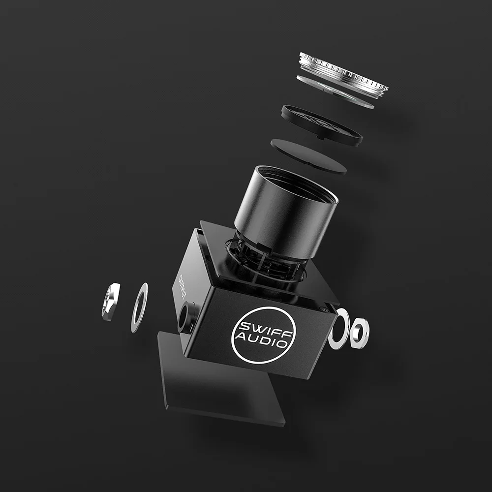Мини-Педальный тюнер SWIFF Audio C10 светодиодный дисплей для электрической
