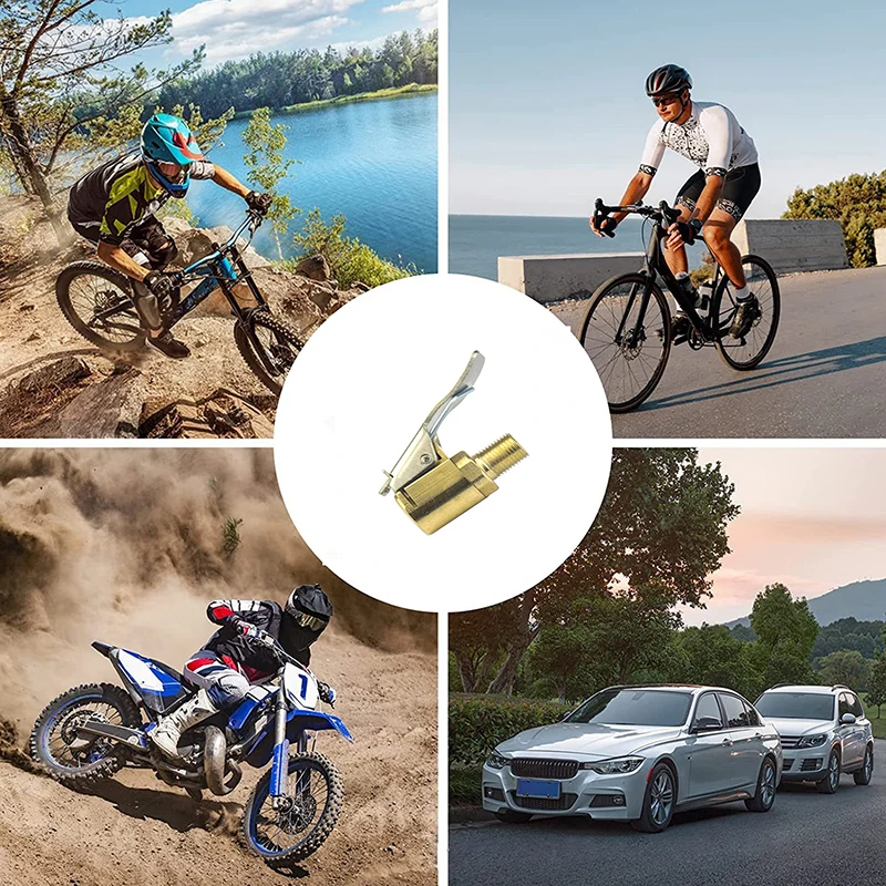 Портативный Автомобильный Шланг Надувной Насос Разъем AirChuck Зажим Адаптер