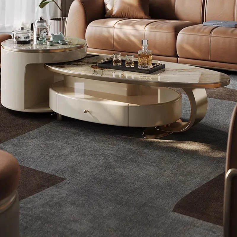 Угловой журнальный столик Newclassic экономящий место промышленный современный