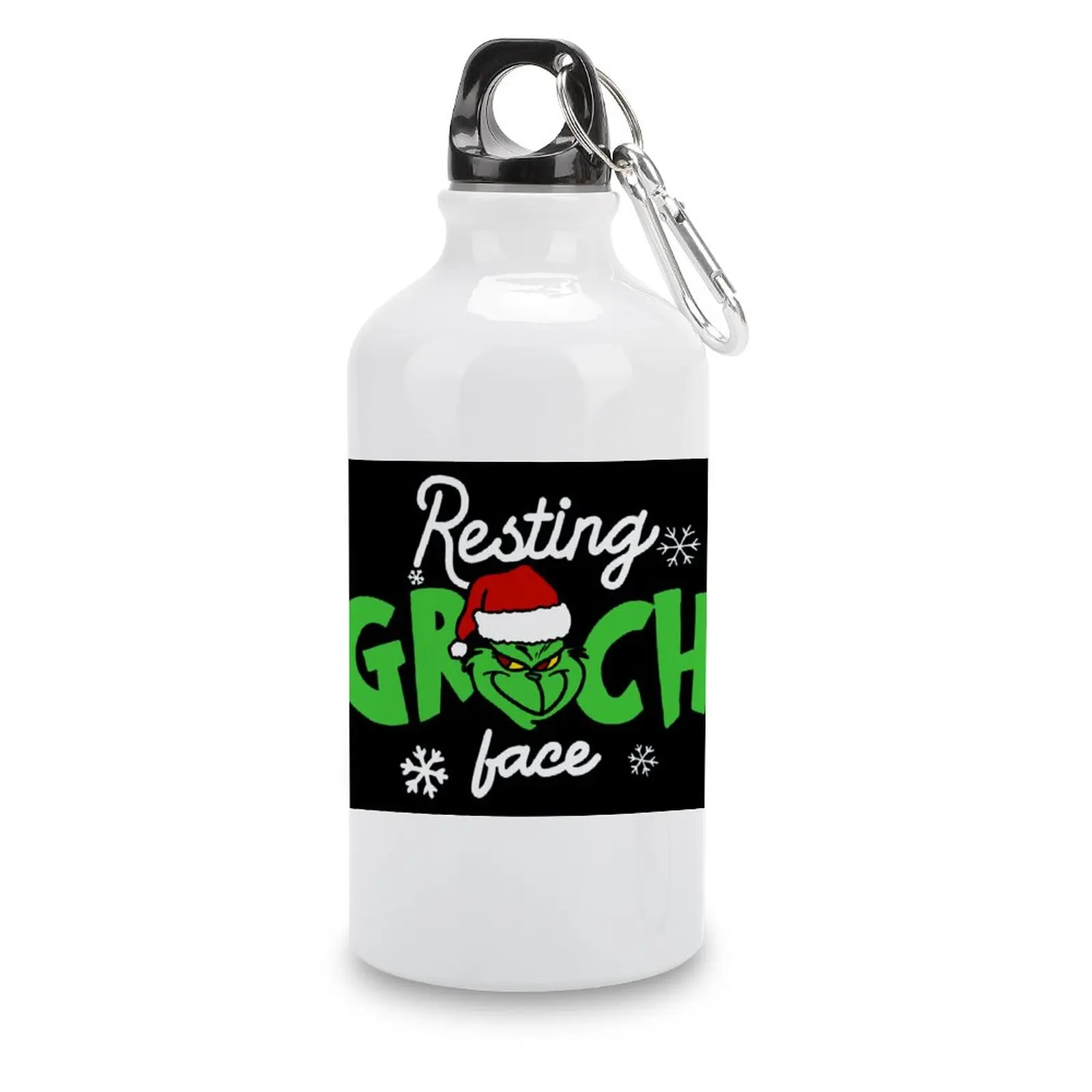 

DIY Canteen Resting Grincher And Grinches Christmas Face Sport Bottle Aluminum Tea Cups Thermos Bottle Unique Joke Kettle
