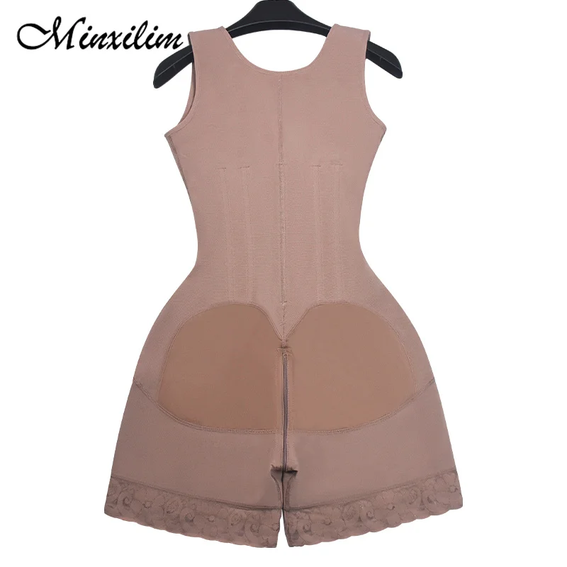 Minxilim Колумбийская корректирующая одежда для похудения двойной компрессионный