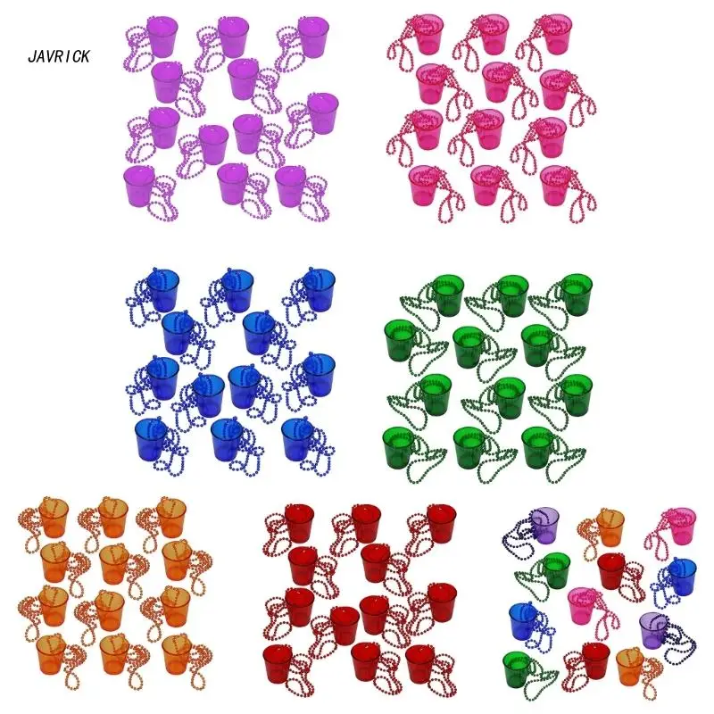 

12PCS Bride Shot Beaded Necklace for Halloween Christmas Wedding Party