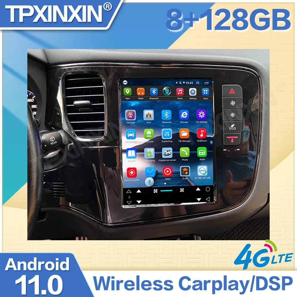

10.4" Android 10 For Mitsubishi outlander 2013-2018 Car DVD Multimedia Player Auto Radio Automotivo GPS Navigation 4G Head Unit