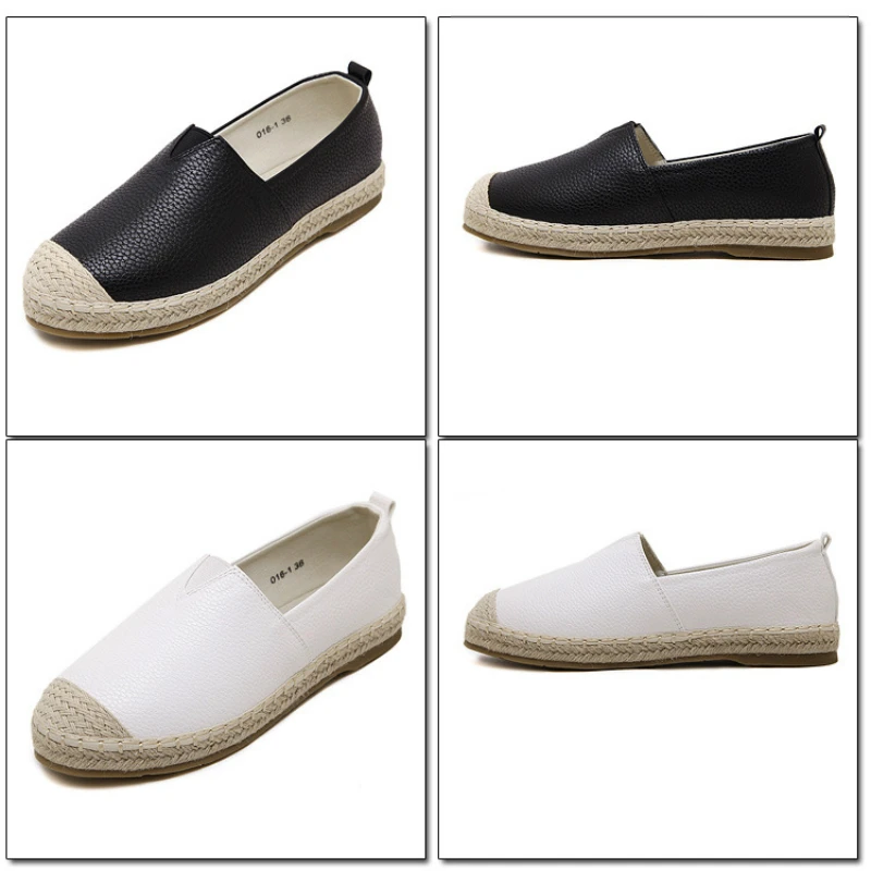 Flats Women Shoes Fisherman Sneakers Ladies Casual Loafers Woman Low-cut Slip-on Plus Size Rome Retro Style High Quality New