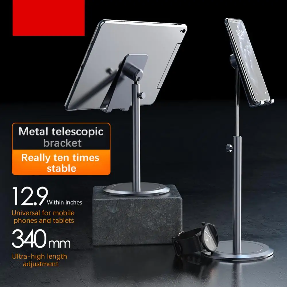 

Adjustable Portable Cellphone Support Ergonomic Desktop Holder Aluminium Alloy Universal Bracket Mobile Phone Holder