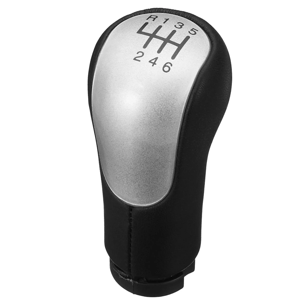 

6 Speed Gear Shift Knob PU Leather Shifter Lever Handle Stick for Ford/Fiesta/Fusion/Transit Connect 2002+ 2S6R7217AC