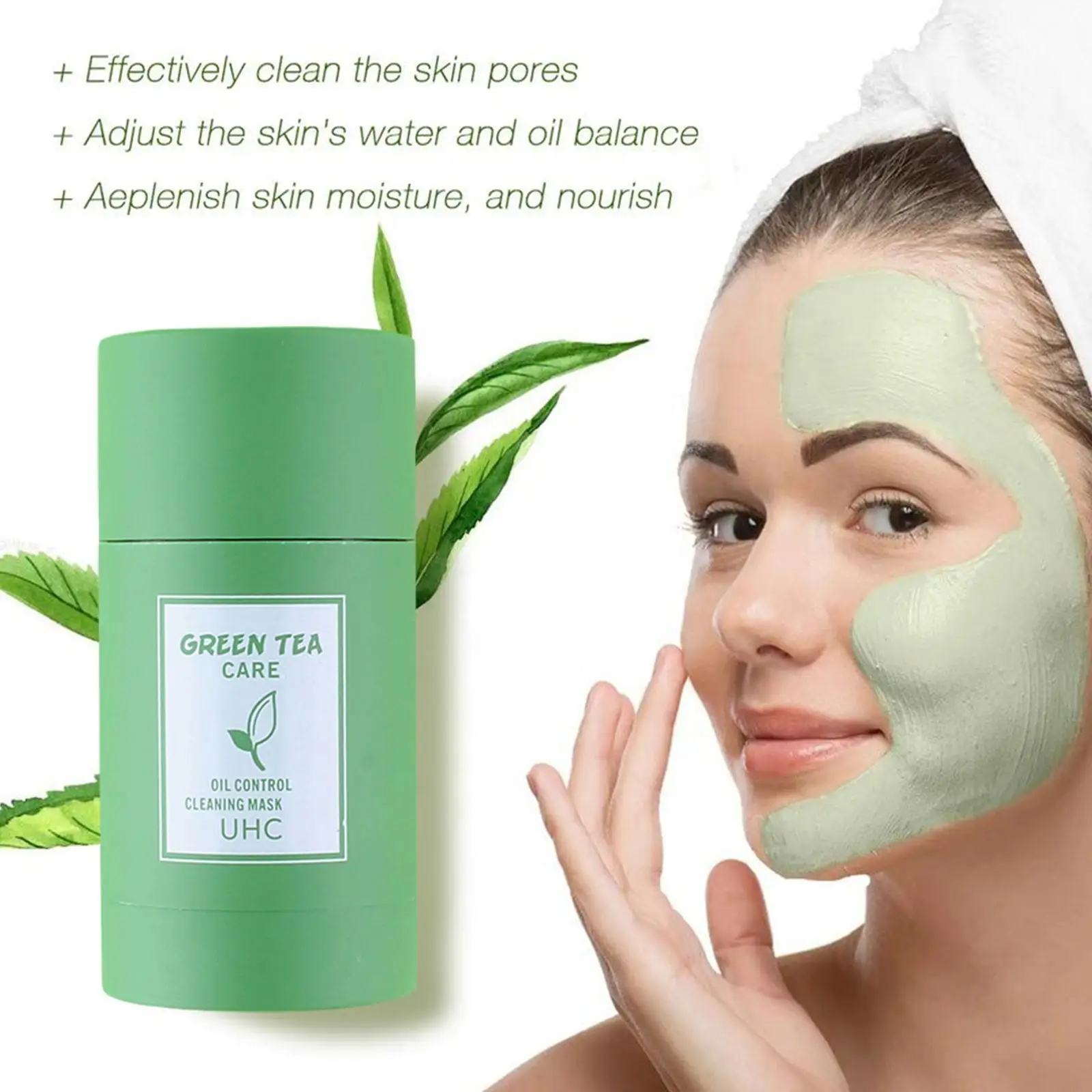 

40g Cleansing Mud Mask Oil Control Anti Acne Whitening Shrinkage Pore Blackhead Remove Skin Care Masks