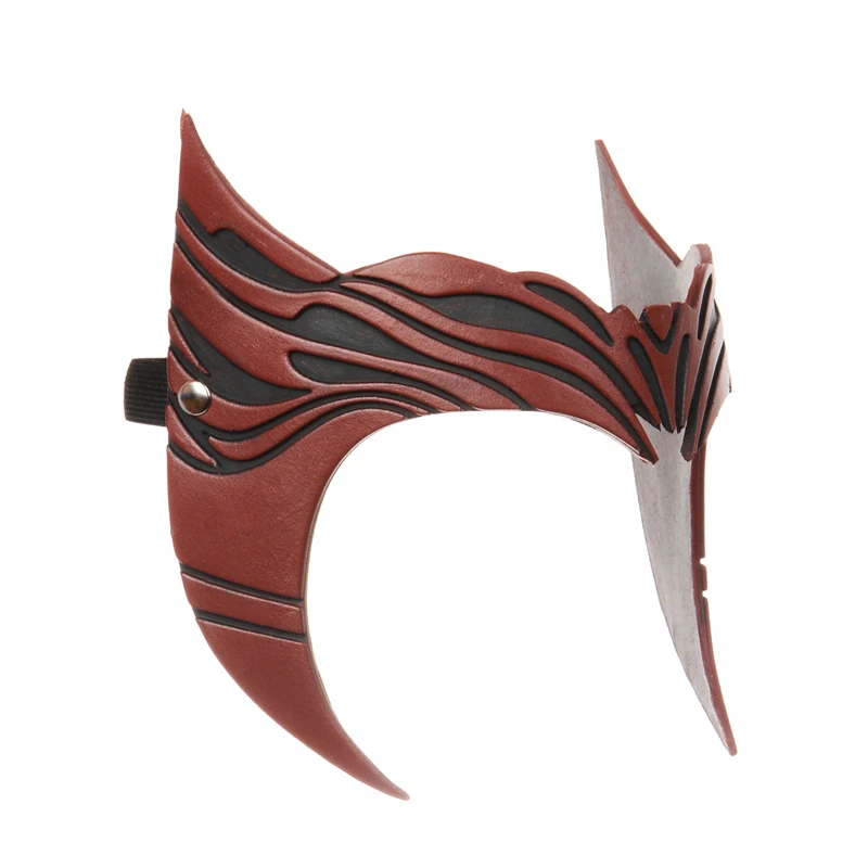 Алая маска ведьмы из фильма Wanda Косплей искусственная кожа мягкий супергерой