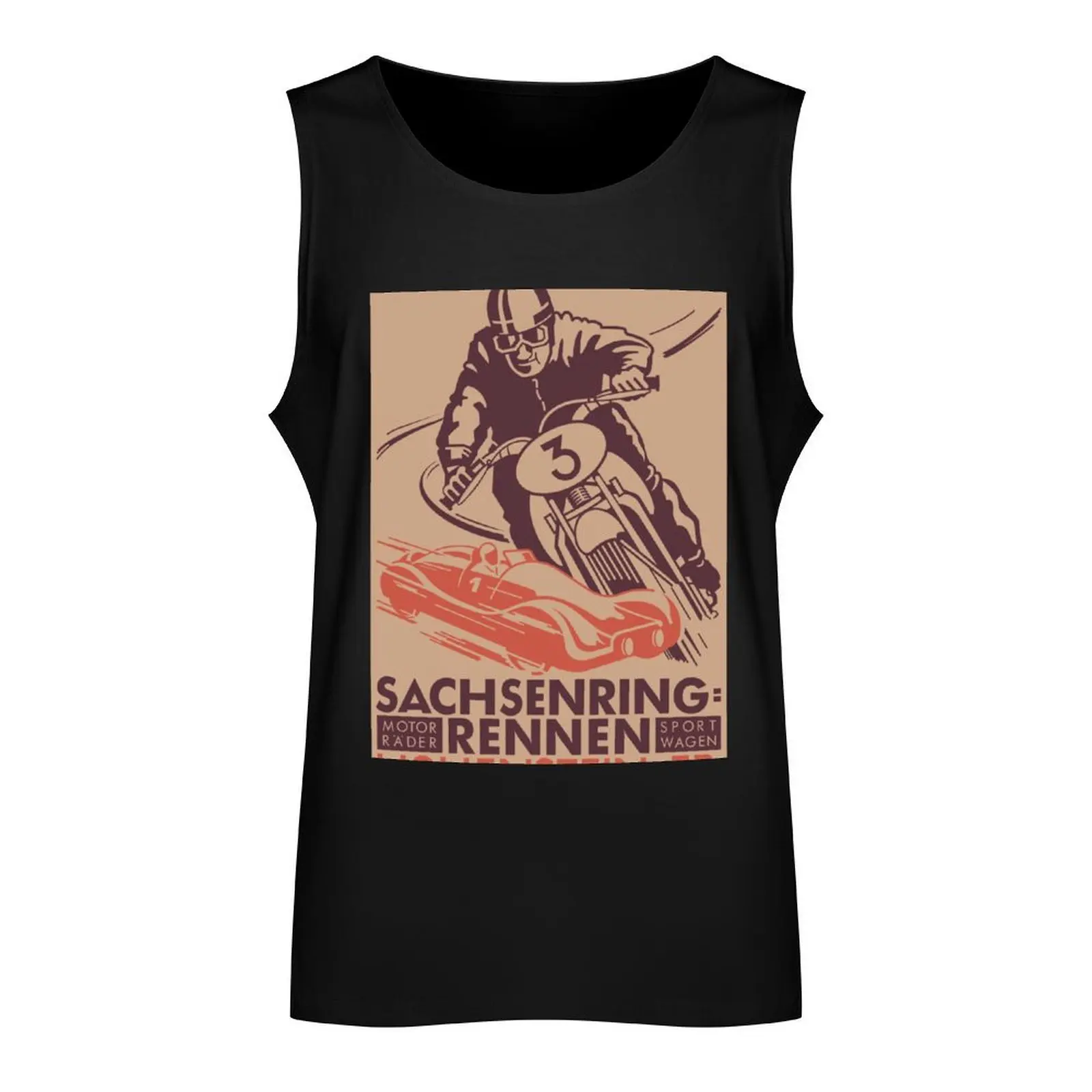 Sachsenring Tank Top Мужская одежда баскетбольная
