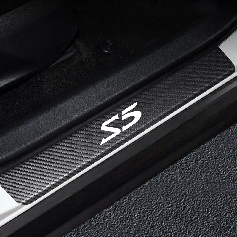 Наклейки на порог двери автомобиля накладки из углеродного волокна для JAC Refine J1 J2