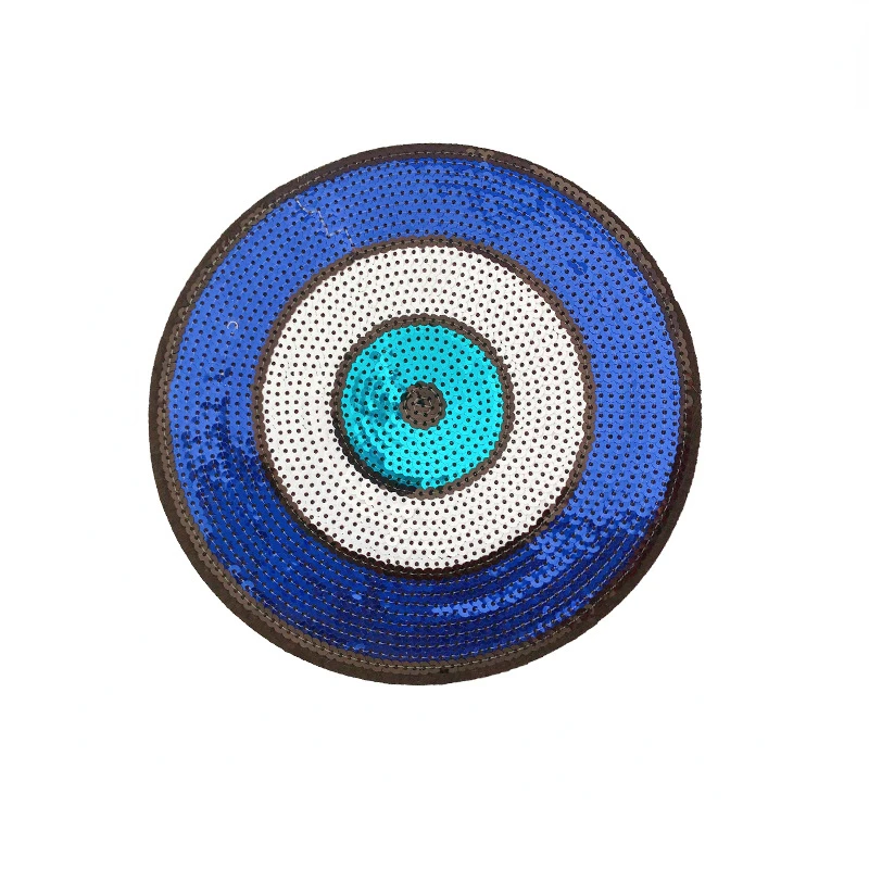 

Wholesale Patches Sequins Eyes Embroidery Patch Badges Clothing Sewing Supplies Accessories Iron on Patches