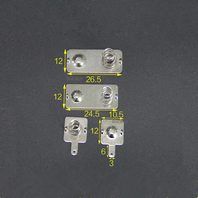 

50 Pairs Metal Battery Spring Plate Set for AA Positive Negative Contact