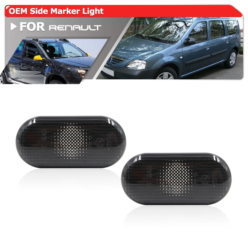 

Боковой габаритный фонарь для Smart Fortwo 453, Renault, Megane, Twingo, Clio, Escape, Dacia, doker, Duster, Lodgy, Logan, доки, 2 шт.