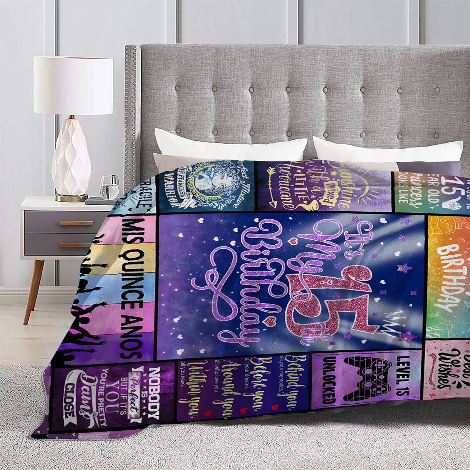 Manta de franela suave и удобная для ниñas взрослых funda lana creativa regalo cumpleaños