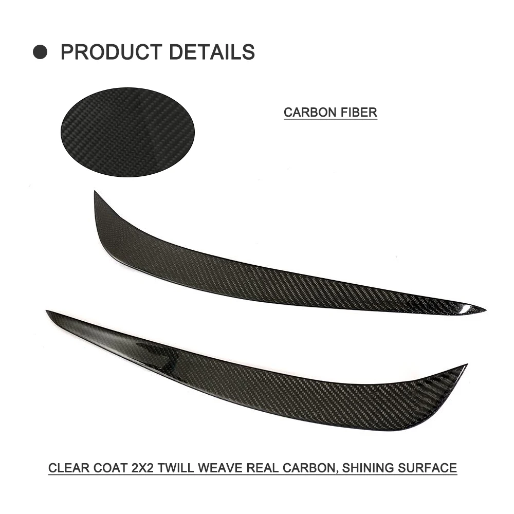 Передний бампер канавки боковой спойлер плавники накладки для Tesla Model X 2016 2017 2018