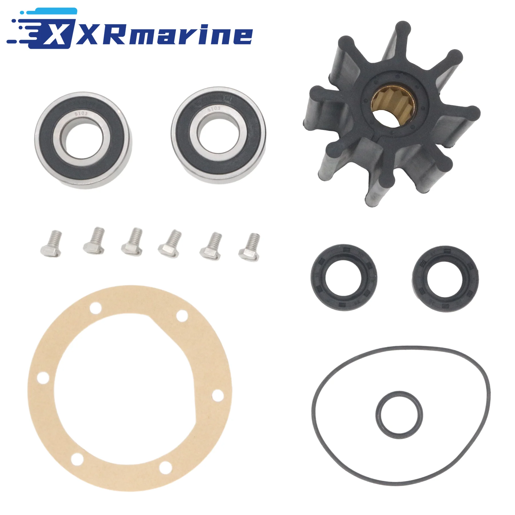 Комплект для ремонта насоса морской воды Sierra Volvo Penta 875759 дизельный двигатель 21951356