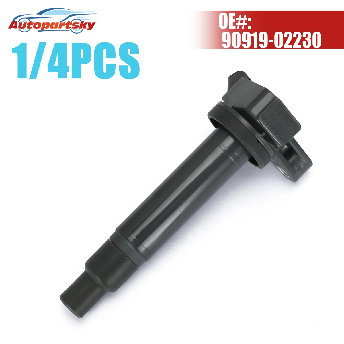 Фото 90919-02230 Катушка зажигания для Toyota 4Runner Tundra Sequoia Land Cruiser для Lexus GS430 LS430 SC430 4,3L LX470 DQ50142 673-1303 №1